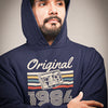 sweat capuche anniversaire 1984