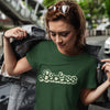 t-shirt badass logo femme