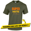 tee shirt super professeur