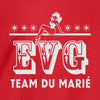 tee shirt team du marié evg