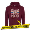 sweat-capuche a personnaliser avec date
