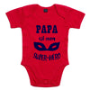 body bébé papa super héro