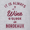 tshirt ville bordeaux