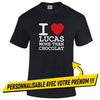 t-shirt saint valentin personnalisable