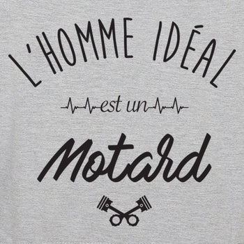 sweat l'homme idéal est un motard