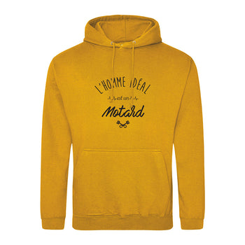 sweat capuche motard