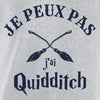 tshirt je peux pas j'ai quidditch