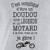 t shirt doudou motard