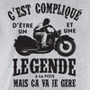 tshirt compliqué motard