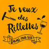 t-shirt je veux des rillettes