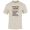 t shirt je suis un collegue qui dechire