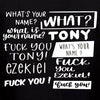 t-shirt fock you tony
