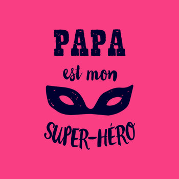 t-shirt papa super héro