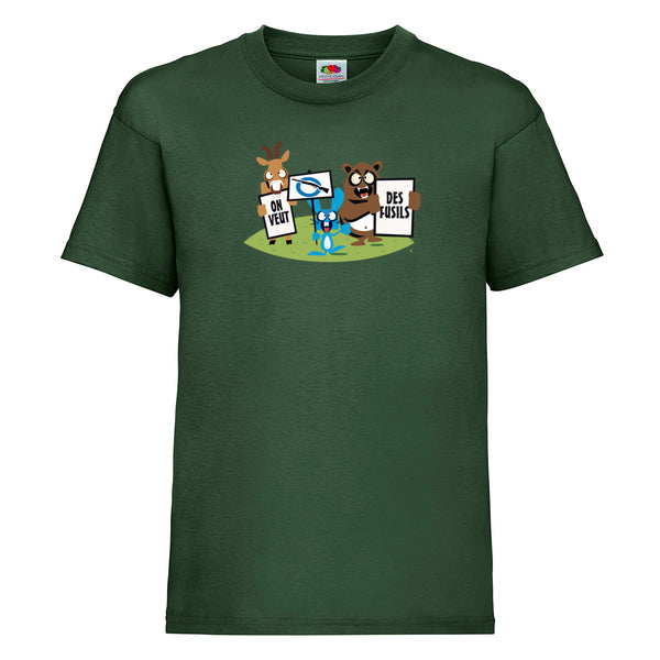 t-shirt enfant chasse
