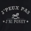 tshirt peux pas j'ai poney