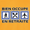 tshirt occupé en retraite