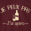 j'peux pas apéro tee shirt
