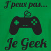 je peux pas geek t-shirt