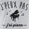 j'peux pas piano tee shirt