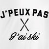 je peux pas ski t-shirt