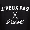 j'peux pas ski tee shirt