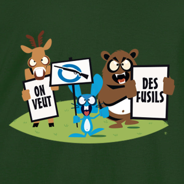 t-shirt enfant chasse