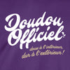 tshirt doudou officiel doux à l'intérieur dur à l'extérieur
