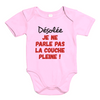Body bébé COUCHE PLEINE