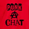 tee shirt punk à chat