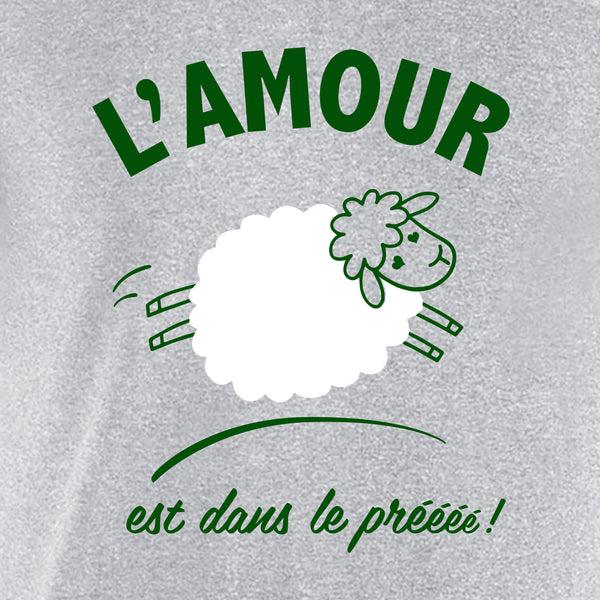 tee-shirt amour pré mouton