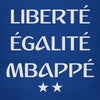 t-shirt foot liberté égalité mbappé