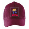 casquette bordeaux à personnaliser avec photo ou logo