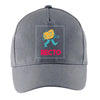casquette grise à personnaliser avec photo ou logo