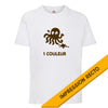 T-shirt enfant impression 1 FACE en 1 COULEUR