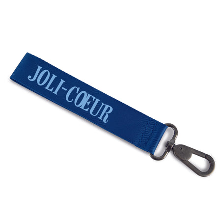 porte-clefs bleu joli coeur