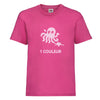 T-shirt enfant impression 1 FACE en 1 COULEUR
