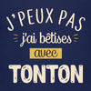 tshirt bêtise avec tonton