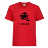 T-shirt enfant impression 1 FACE en 1 COULEUR