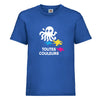 T-shirt enfant impression 1 FACE en QUADRI (toutes couleurs)