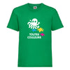 T-shirt enfant impression 1 FACE en QUADRI (toutes couleurs)