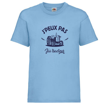 t-shirt enfant tracteur