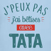 tee shirt enfant je peux pas j'ai betise avec tata