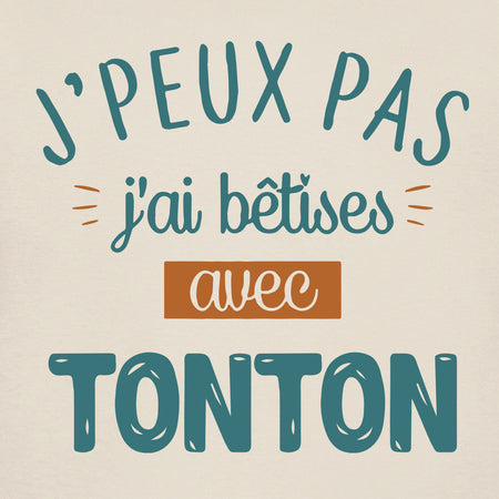 t-shirt bêtise avec tonton