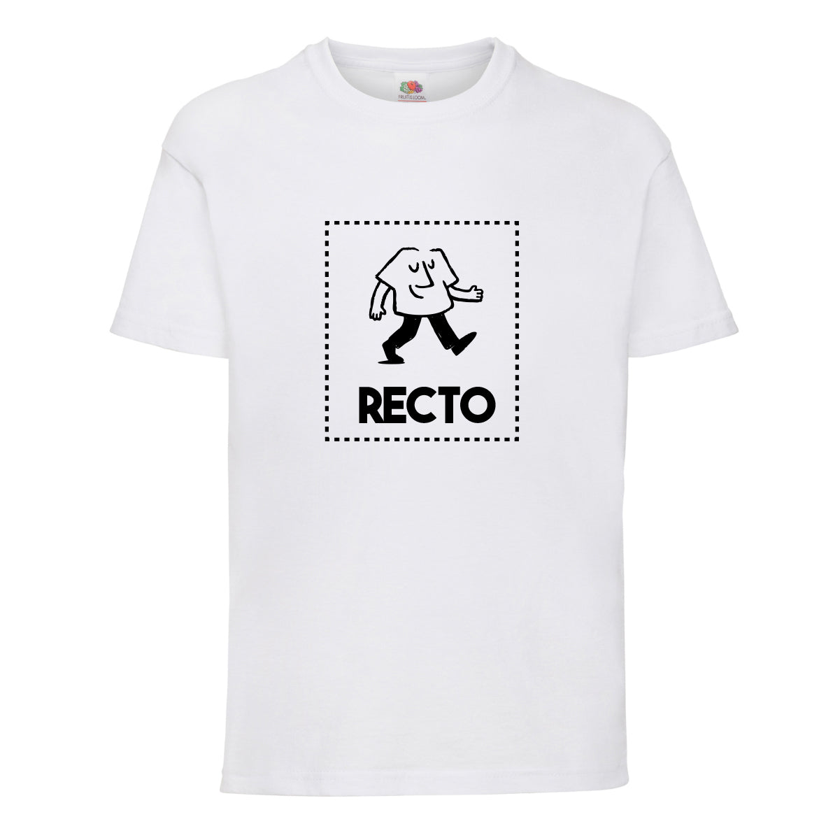 t-shirt enfant blanc à personnaliser en 1 couleur