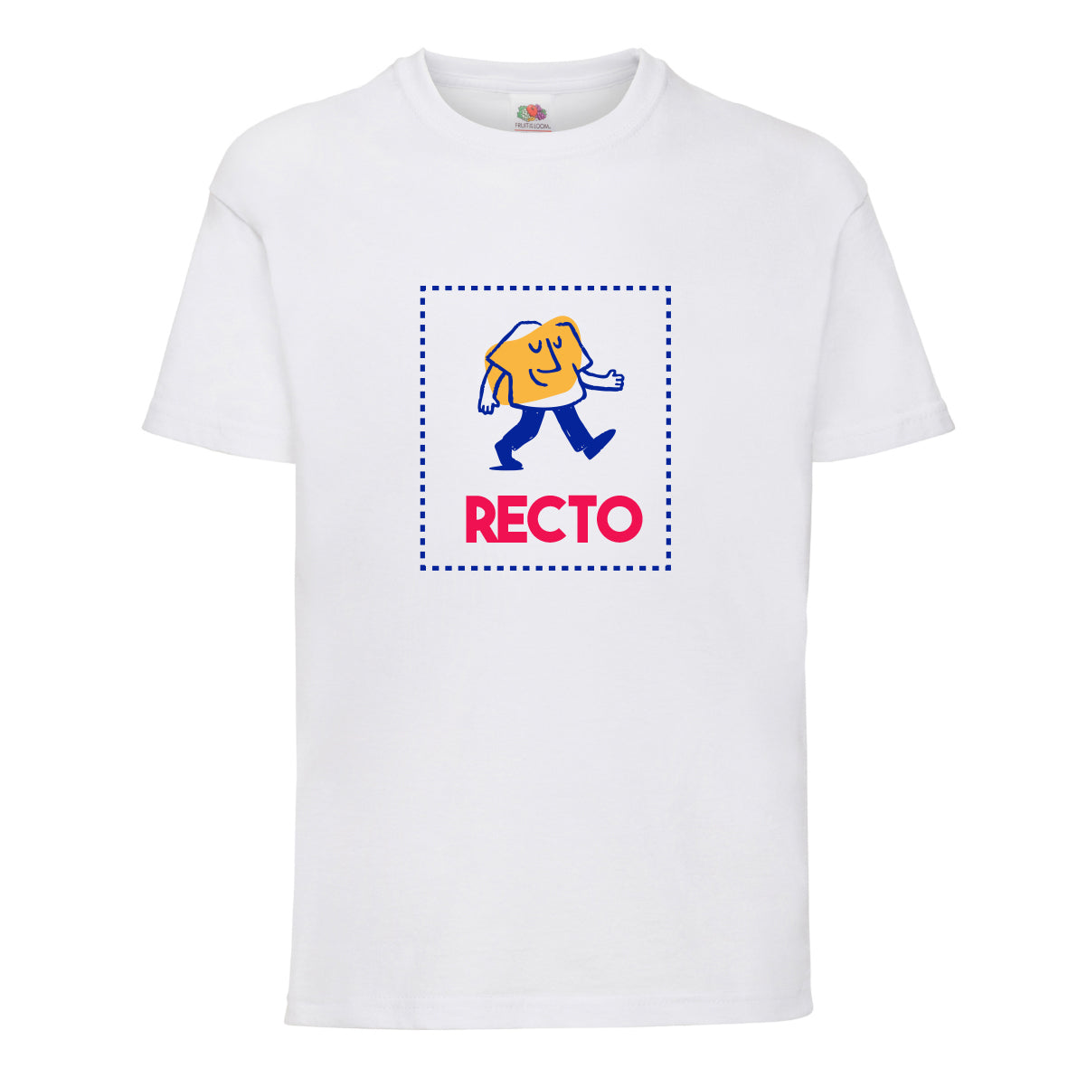 t-shirt enfant blanc à customiser en quadri 