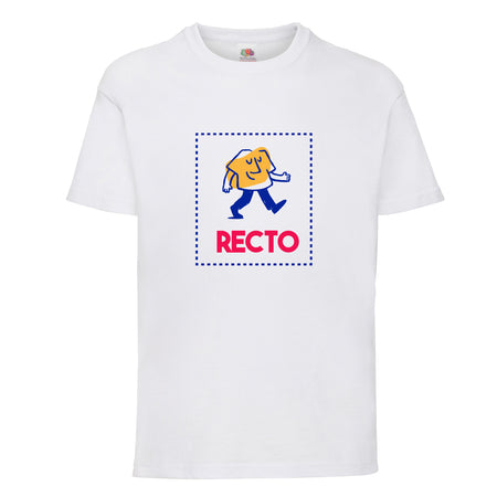 t-shirt enfant blanc à customiser en quadri 