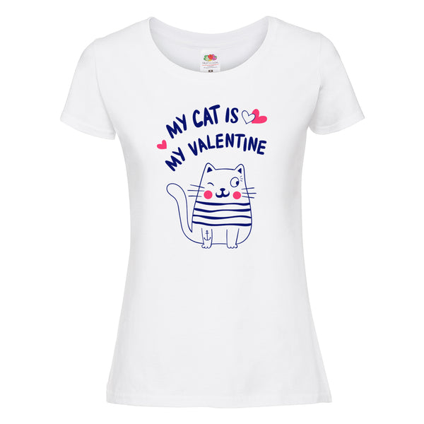tee-shirt chat amour st valentin