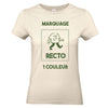 t-shirt femme naturel à personnaliser