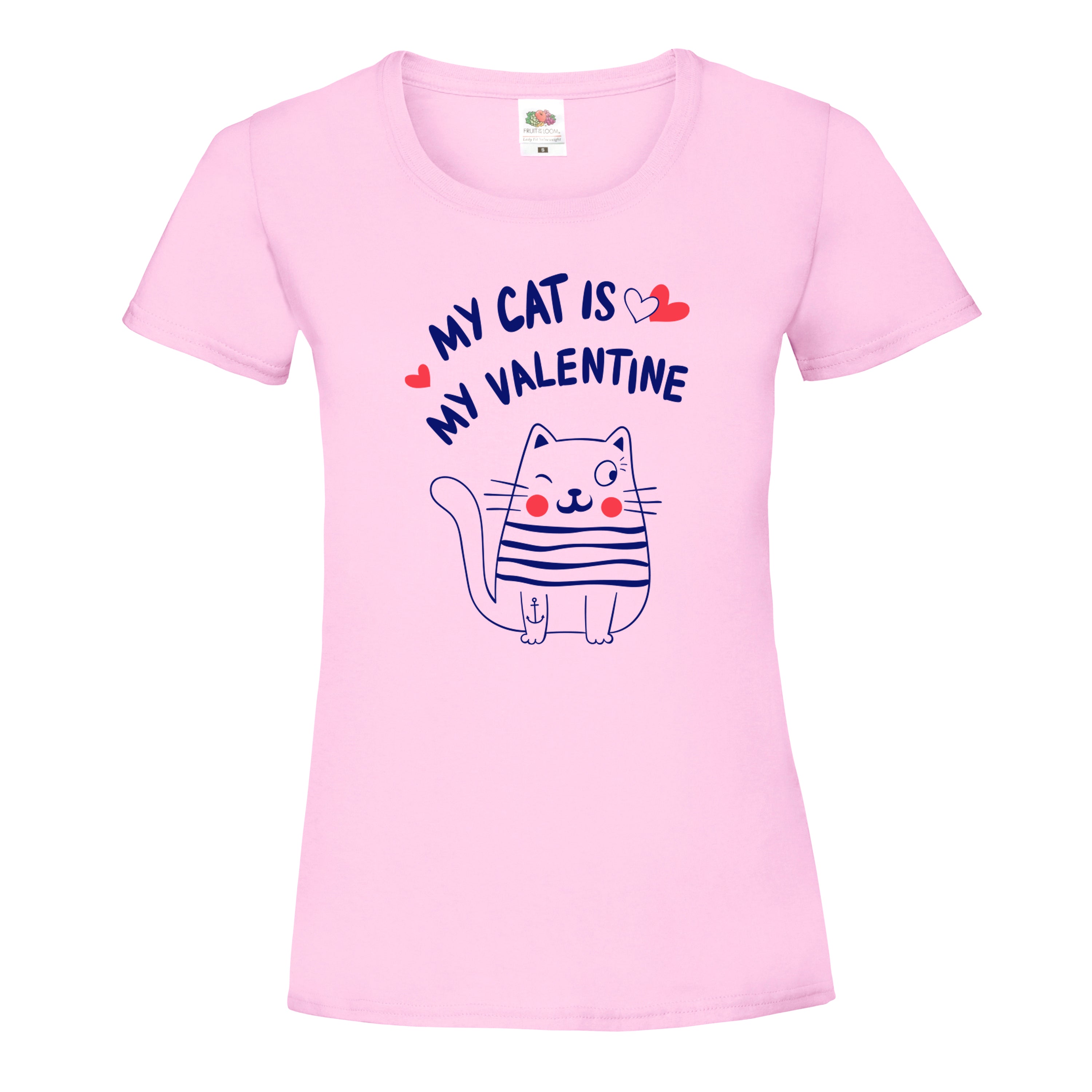 t-shirt chat saint valentin