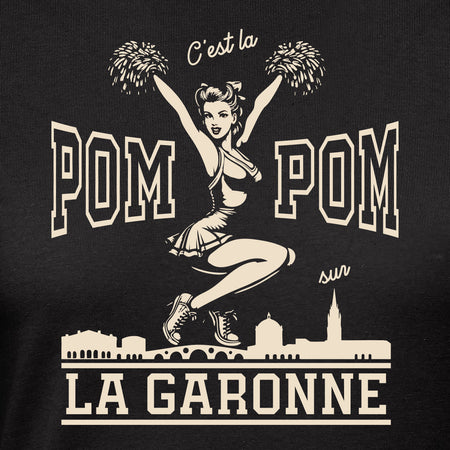 t-shirt pom-pom girl